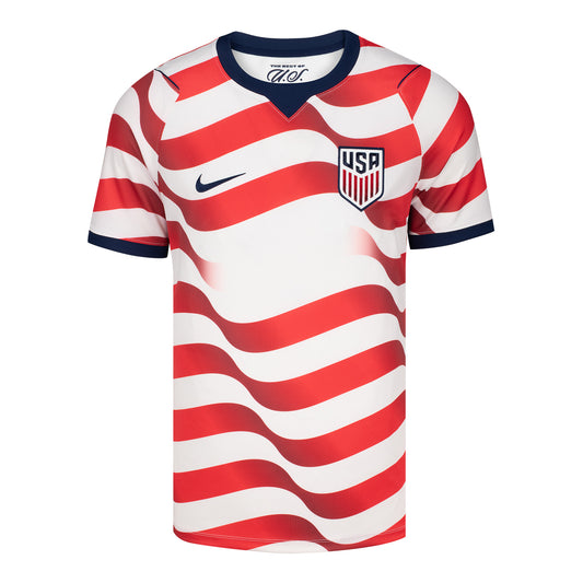 Men's Nike USMNT 2026 Personalized Home Replica Jersey - Stripes