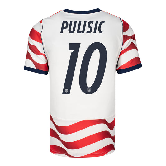 Men's Nike USMNT 2026 Christian Pulisic Stripes Stadium Jersey