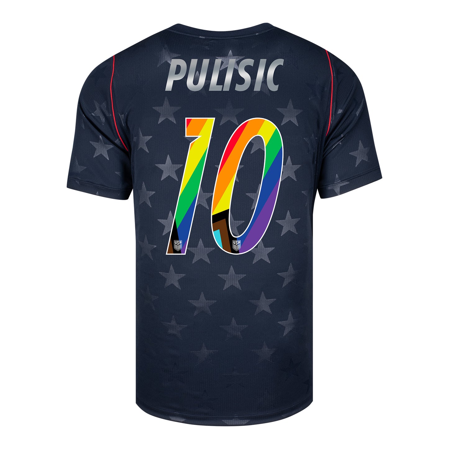Men's Nike USMNT 2026 Christian Pulisic Pride Away Stadium Jersey - Stars