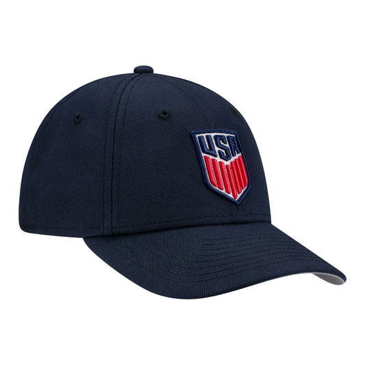 Adult New Era 9Twenty USMNT Micro Logo Navy Hat