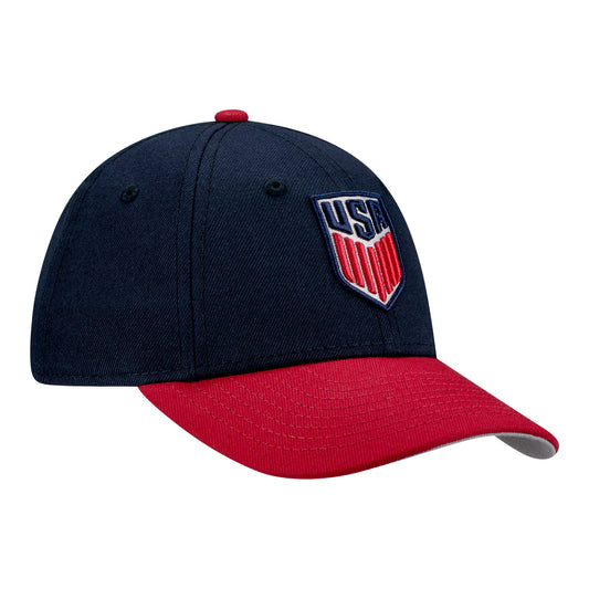 Youth New Era 9Forty USMNT Two-Tone Navy Hat