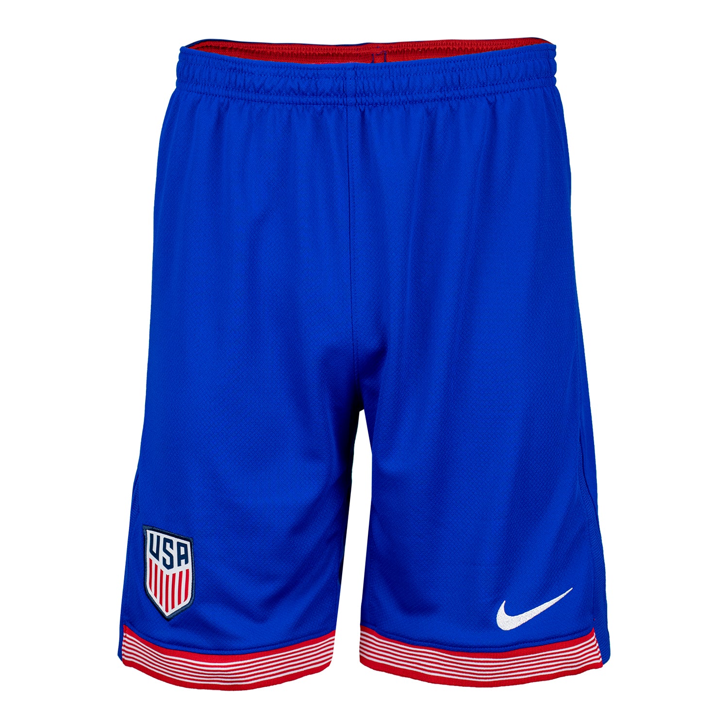 Youth Nike USA 2024 Stadium Home Blue Shorts Official U.S. Soccer Store