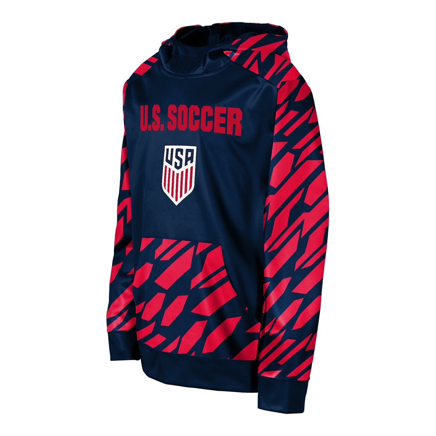 Youth USMNT Outerstuff Unstoppable Blue Hoodie - Front View