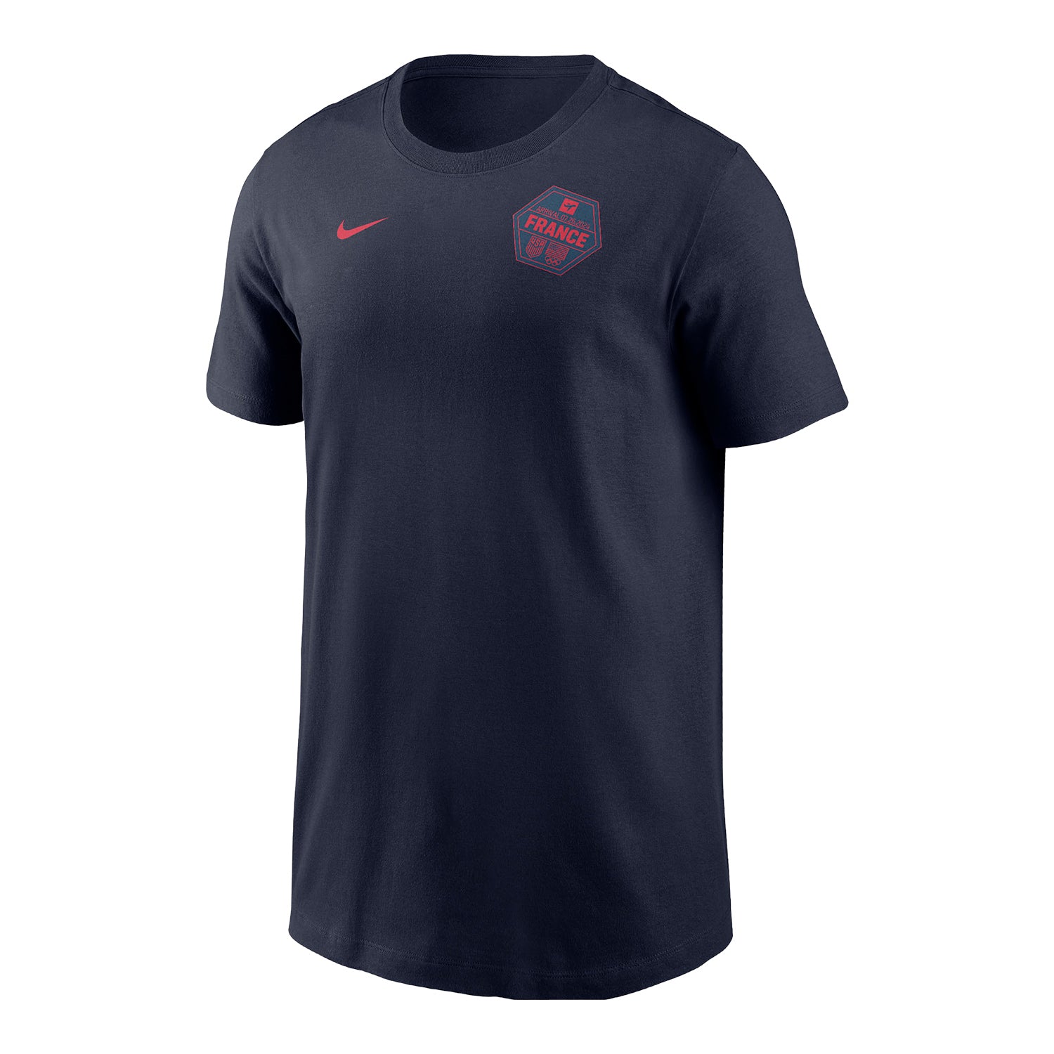 Youth Nike USA Olympics Navy Tee - Front View