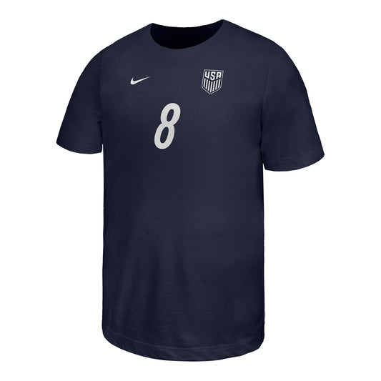 Youth Nike USMNT Weston McKennie Name & Number T-Shirt