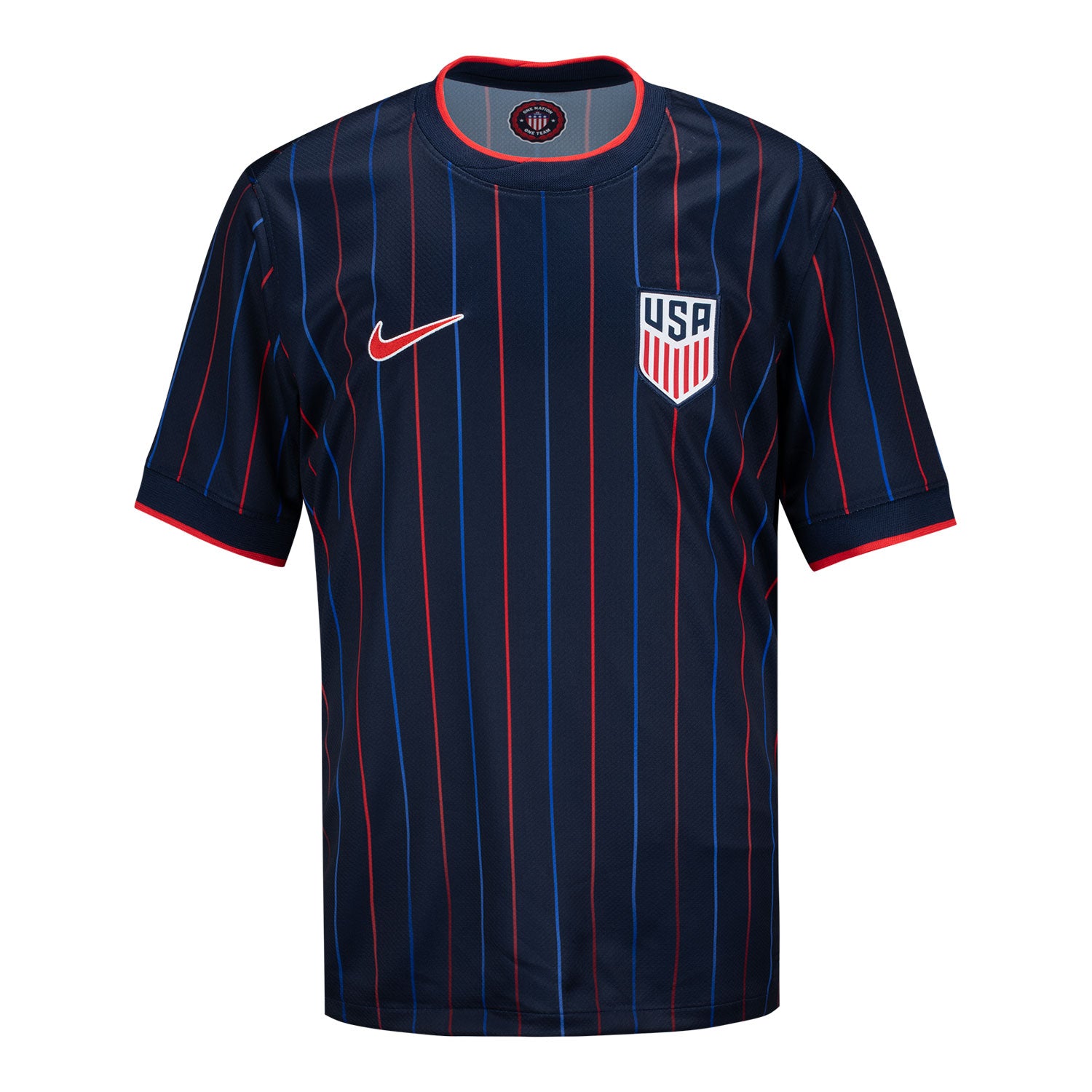 Youth Nike USMNT 2025 Pride Personalized Heartbeat Away Stadium Jersey