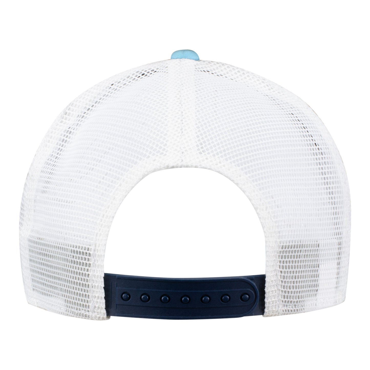 Unisex SheBelieves Circle Logo Light Blue Mesh Trucker Hat