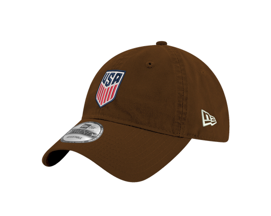 Adult New Era USMNT 9Twenty Walnut Hat