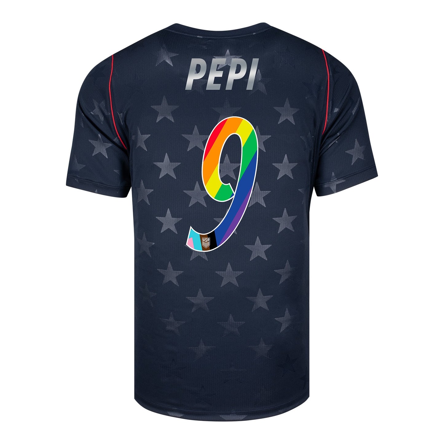 Men's Nike USMNT 2026 Ricardo Pepi Pride Away Replica Jersey - Stars