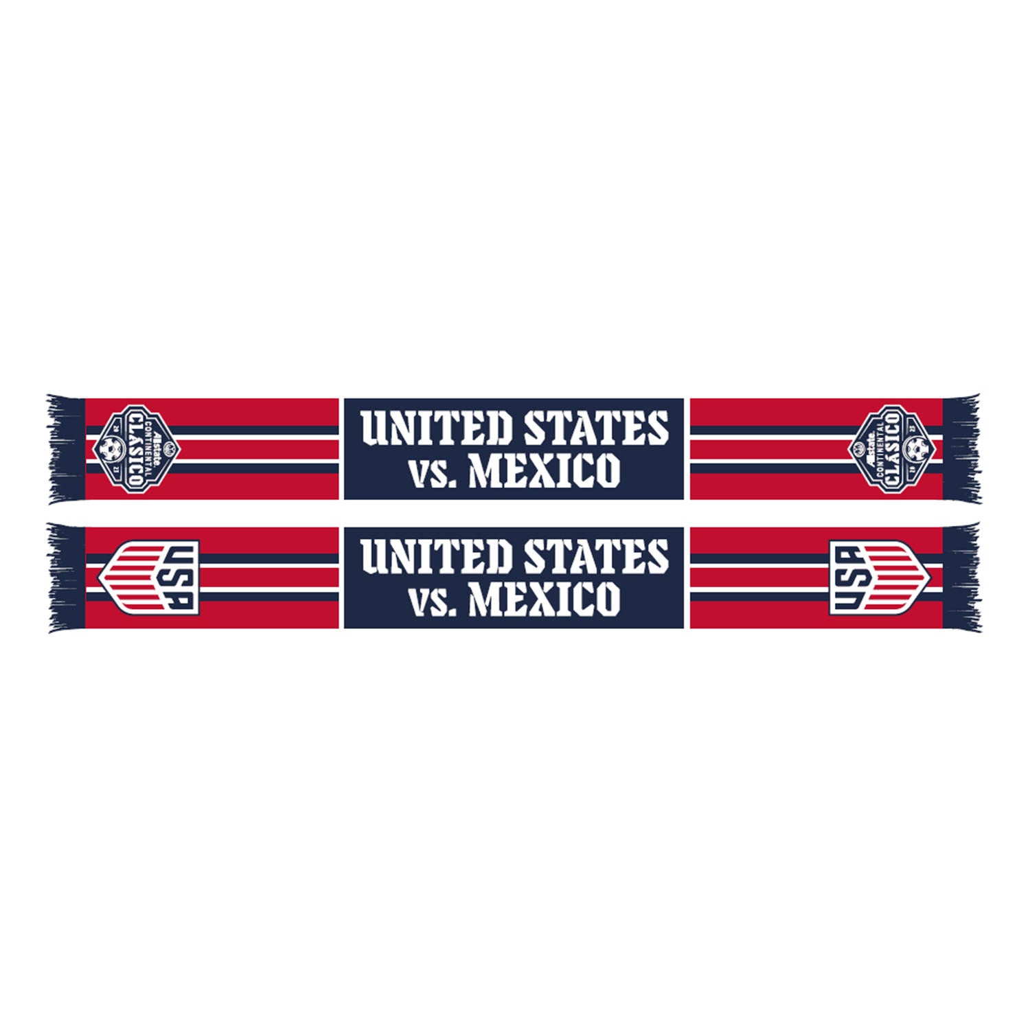 Ruffneck Allstate Store USMNT U.S. USA - Clasico MEXICO vs. 2023 Scarf Official Soccer
