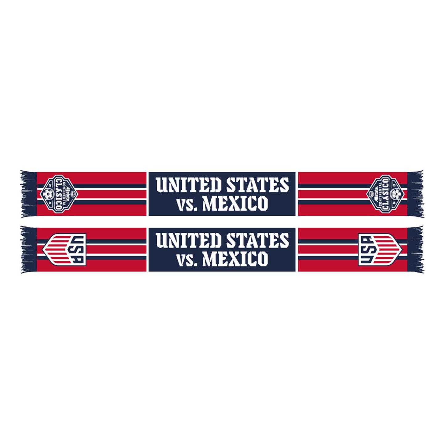 Ruffneck USMNT 2023 Allstate Clasico USA vs. MEXICO Scarf - Front View