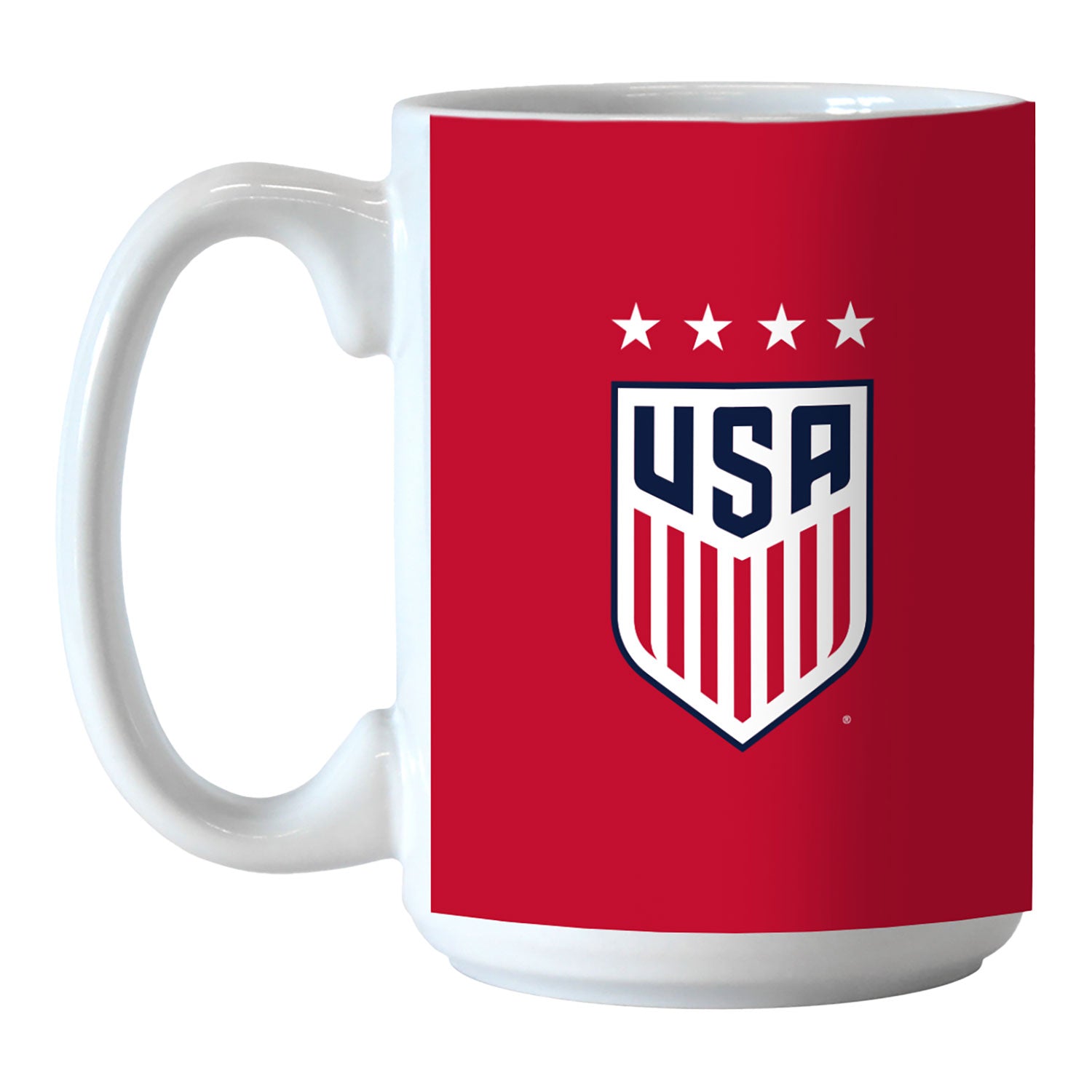 Logo USWNT 11 oz. Red Rally Mug - Front View