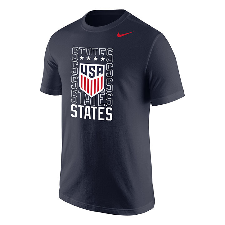Men's Nike USWNT Repeat States Navy Tee - Official U.S. Soccer Store