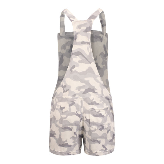 Women's Concepts Sport USA Composite Grey Camo Overall - Back View