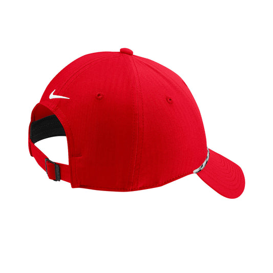 Women's Nike USA L91 Rope Hat in Red - Back/Side View