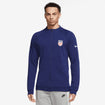 Men's Nike USA Dri-Fit Woven Jacket in Blue - Front View