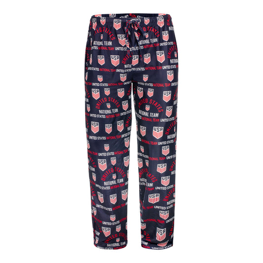Men's Concepts Sport USMNT Flagship Navy Pant - Front View