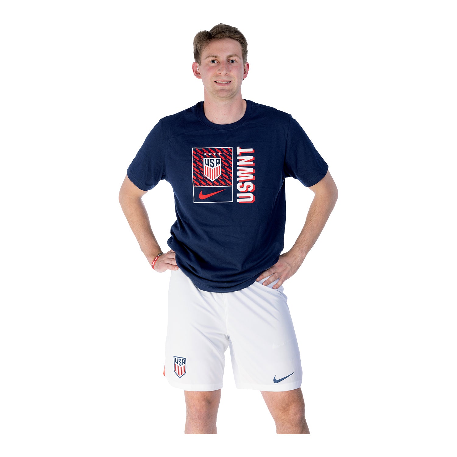 Men's Nike USWNT Core Navy Tee - Front View