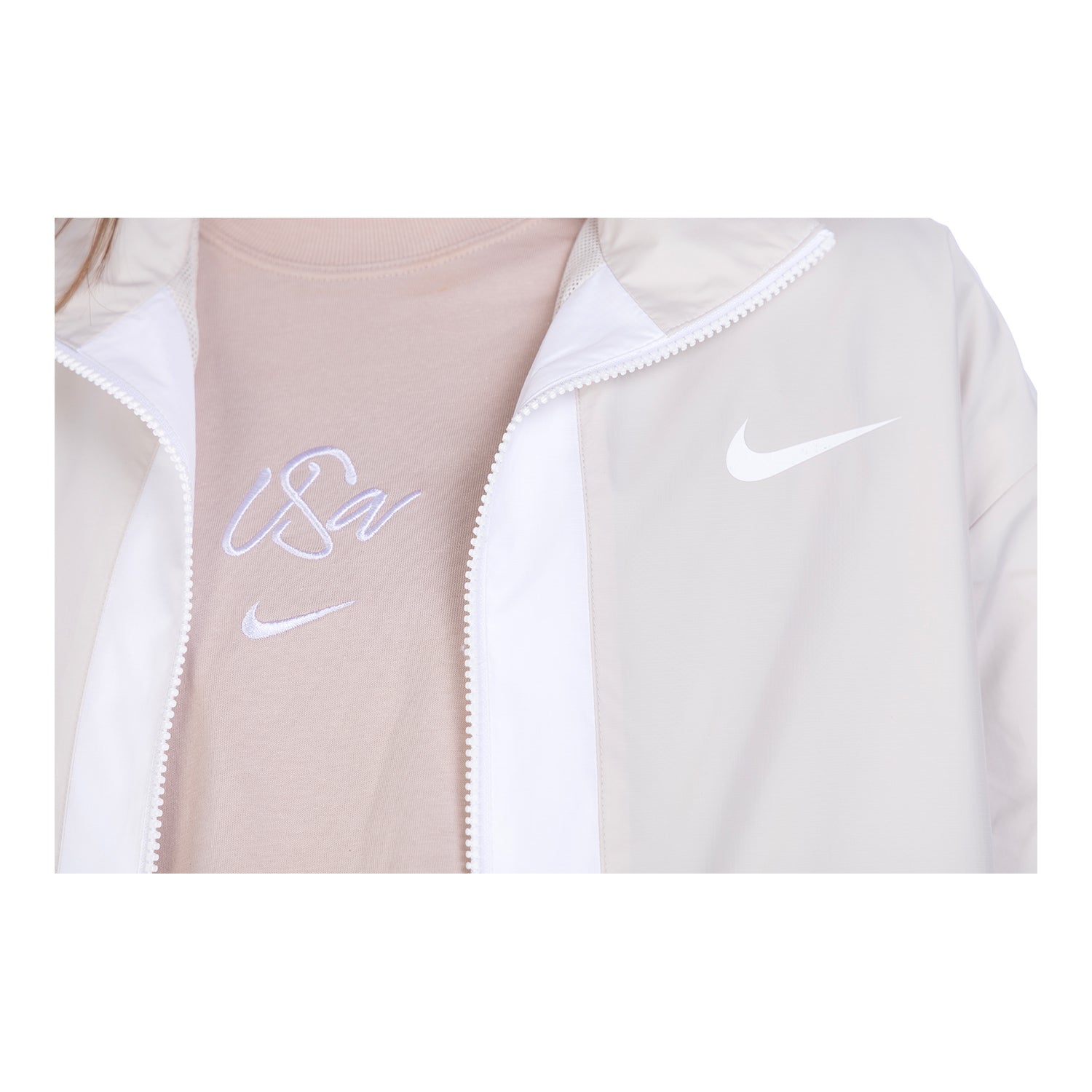 Women's Nike USA Trifecta Stone Jacket - Front View