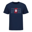 Unisex USMNT Holiday Frosted Navy Tee