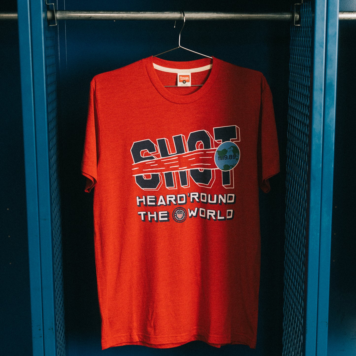 Unisex Homage USMNT Retro 1989 Goal Red Tee