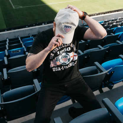 Unisex Homage USMNT Retro 1950 Miracle Black Tee