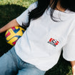 Unisex Original Retro Brand USA 1993 Soccer is Life Crest Vintage Cream Tee