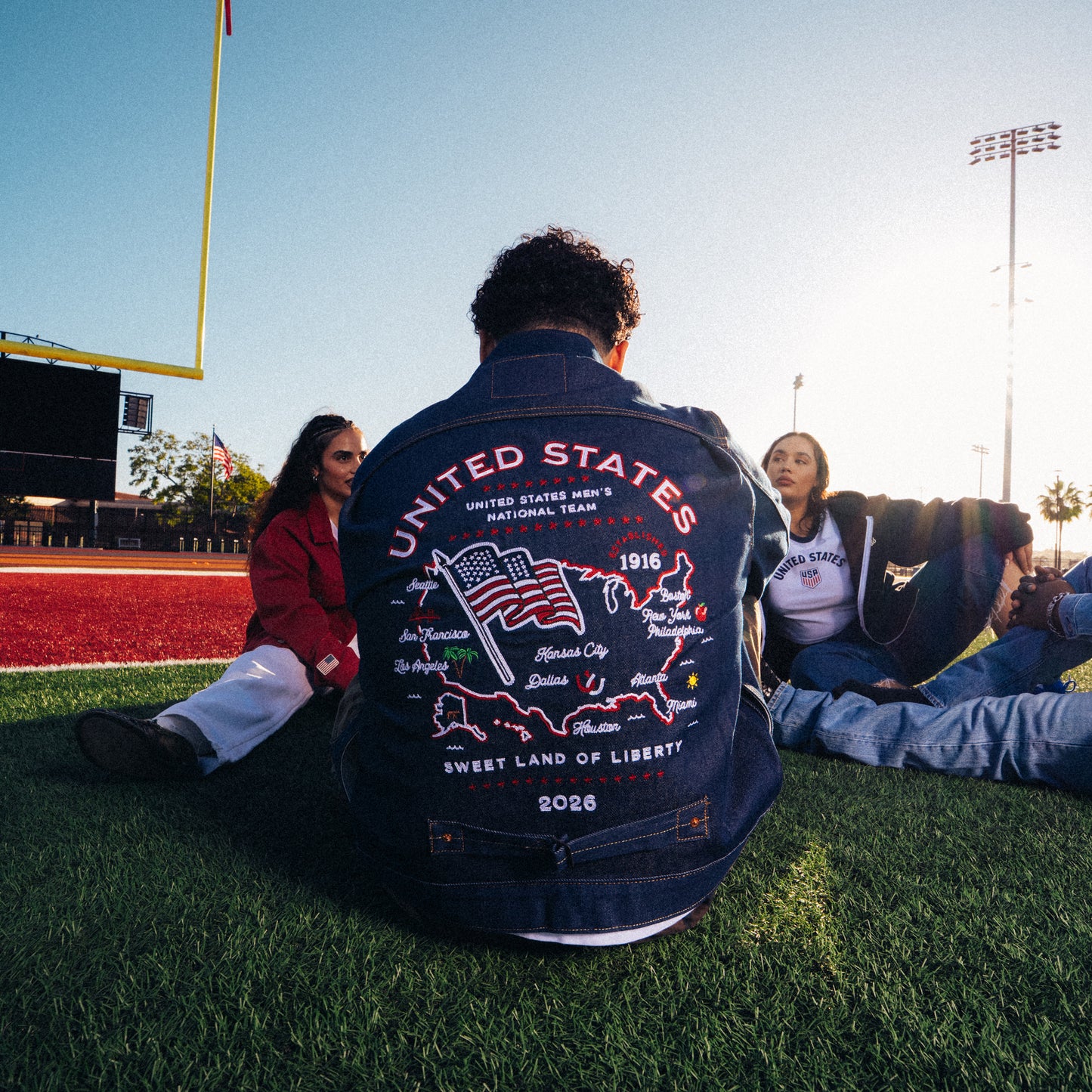 Unisex Levi's United States Black Denim Jacket