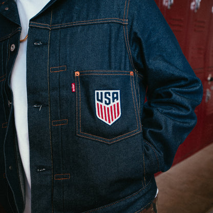 Unisex Levi's United States Black Denim Jacket