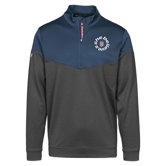 Men's Levelwear USWNT SheBelieves Commuter Navy 1/4 Zip