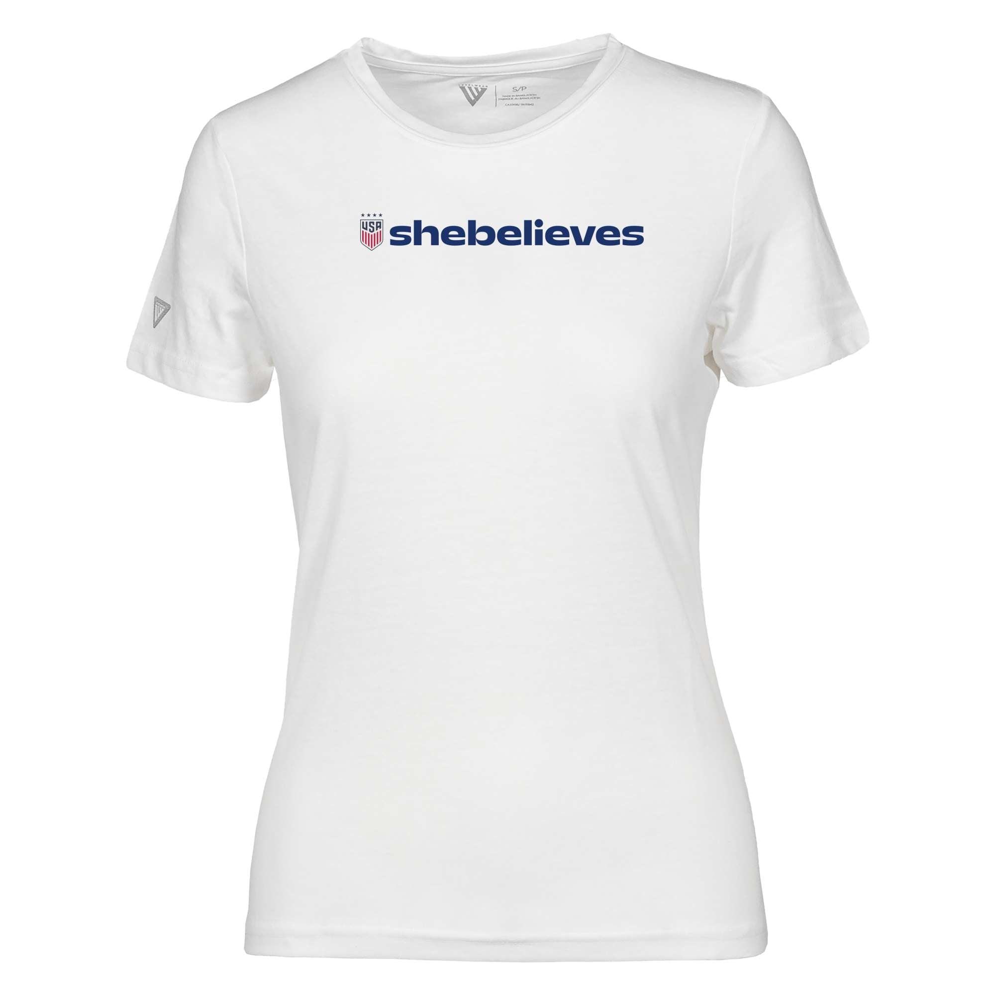 Women's Levelwear USWNT SheBelieves Maddox White Tee