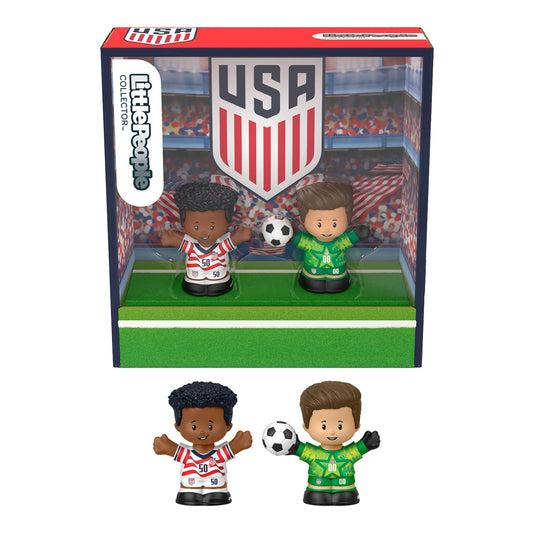 U.S. Soccer Little People Collector Special Edition 2 Figure Set