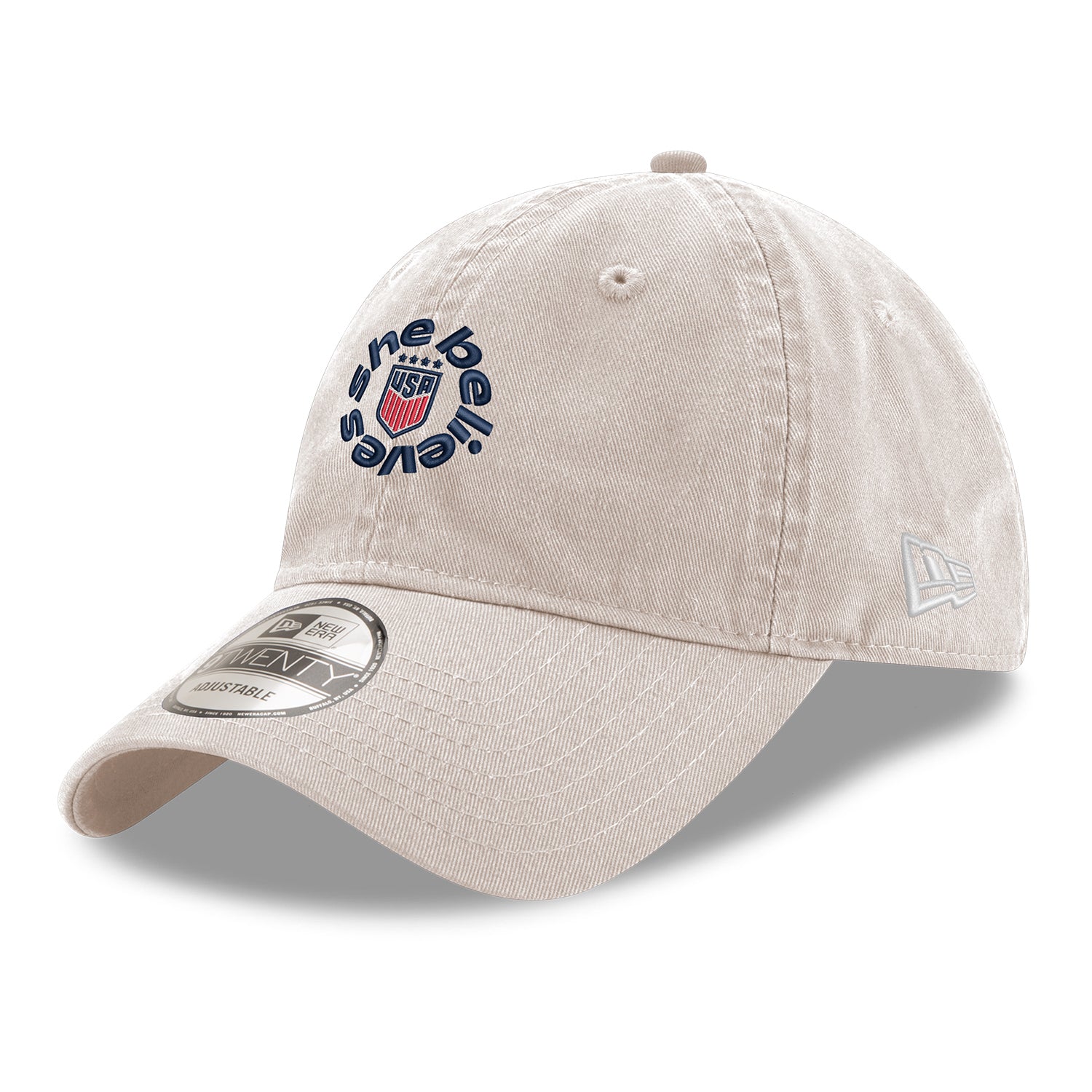 Adult New Era USWNT SheBelieves 9Twenty Stone Hat
