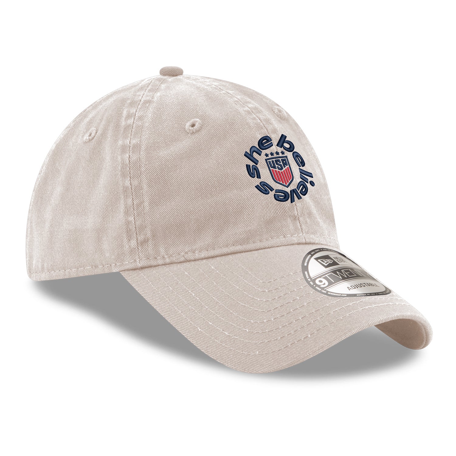 Adult New Era USWNT SheBelieves 9Twenty Stone Hat