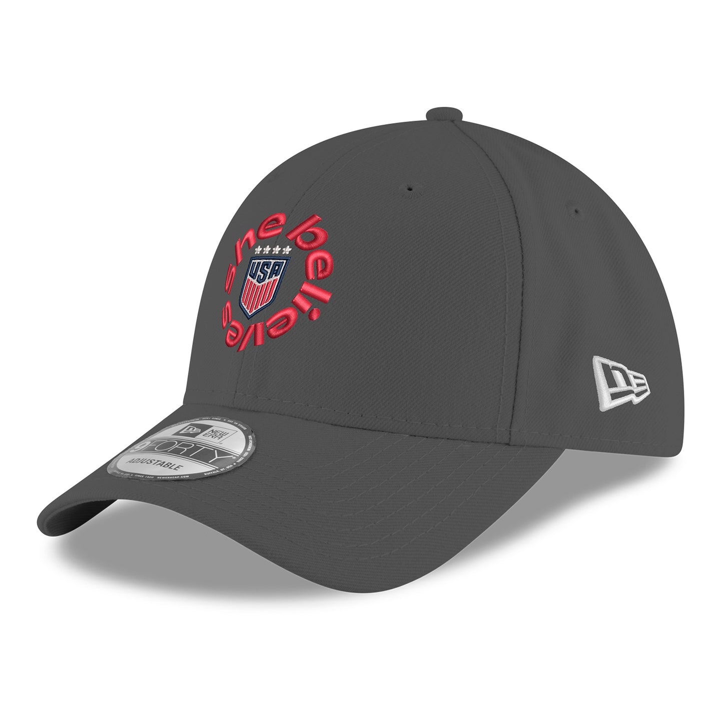 Adult New Era USWNT SheBelieves 9Forty Gray Hat