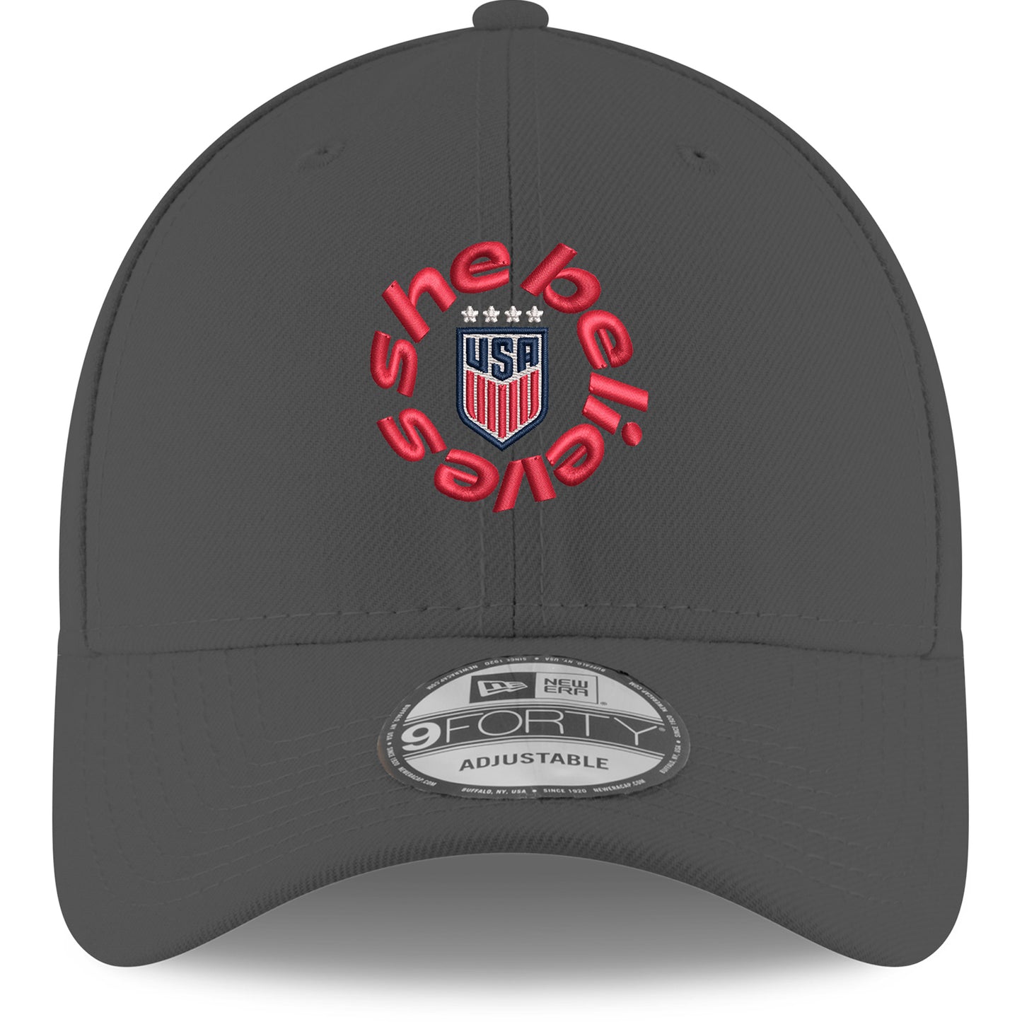 Adult New Era USWNT SheBelieves 9Forty Gray Hat