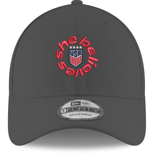 Adult New Era USWNT SheBelieves 9Forty Grey Hat