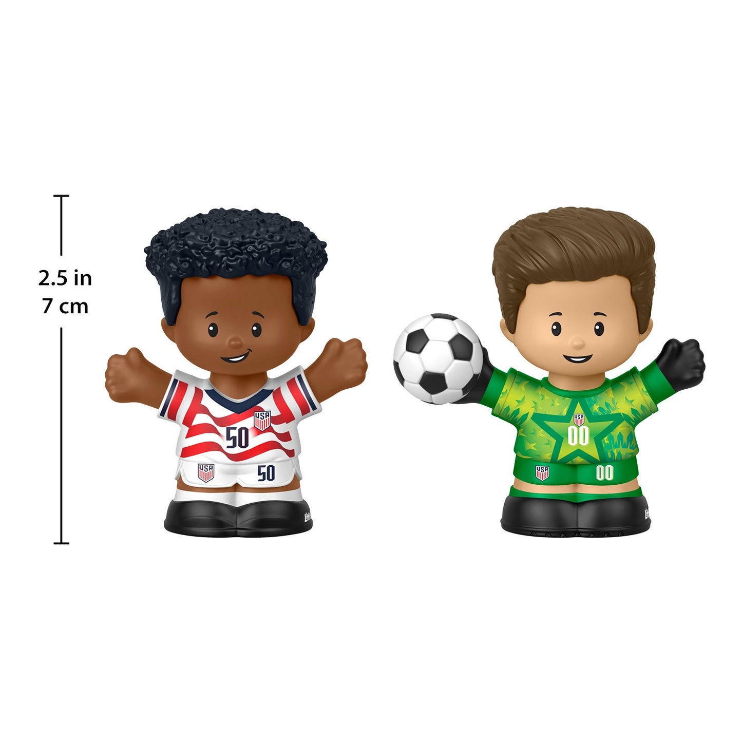 U.S. Soccer Little People Collector Special Edition 2 Figure Set