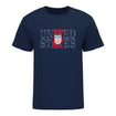 Unisex USWNT Holiday Frosted Navy Tee