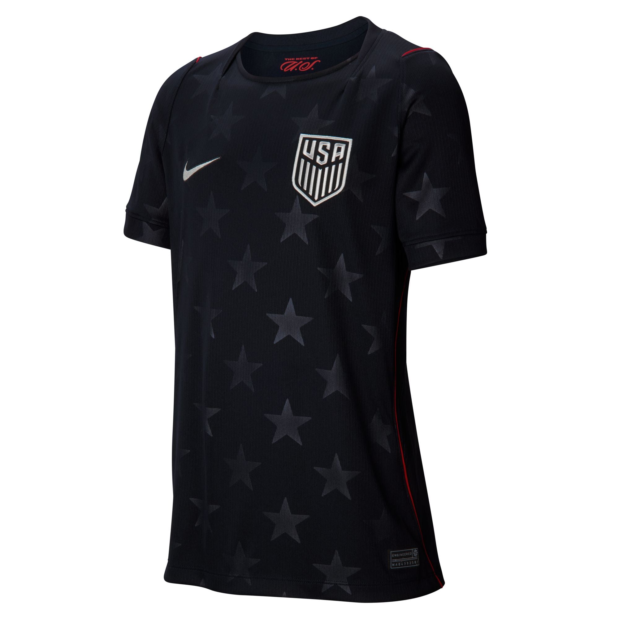 Youth Nike USMNT 2026 Personalized Away Stadium Jersey - Stars