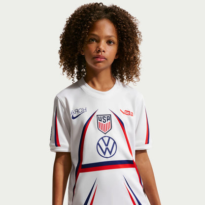USA x V.A.A. Big Kids' Short-Sleeve Pre-Match Top