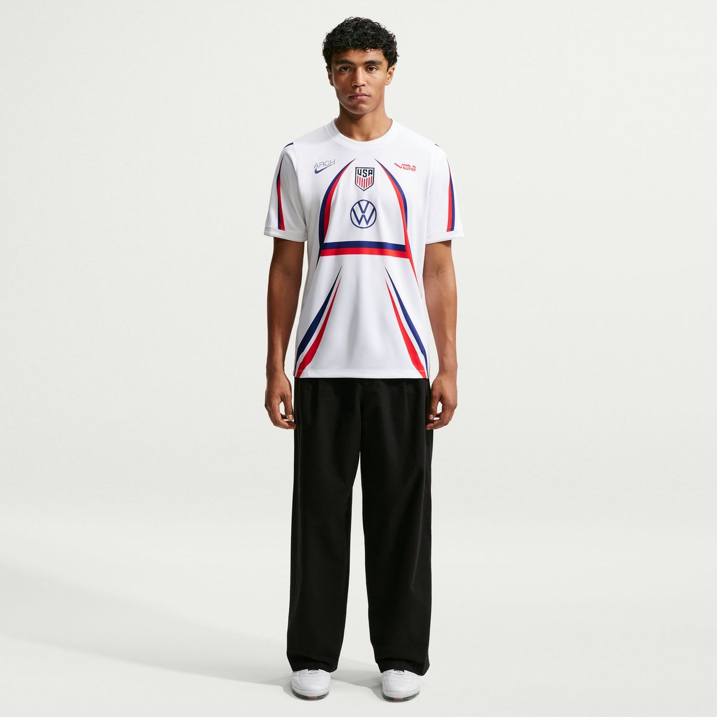 USA x V.A.A. Men's Academy Pro Short-Sleeve Pre-Match Top