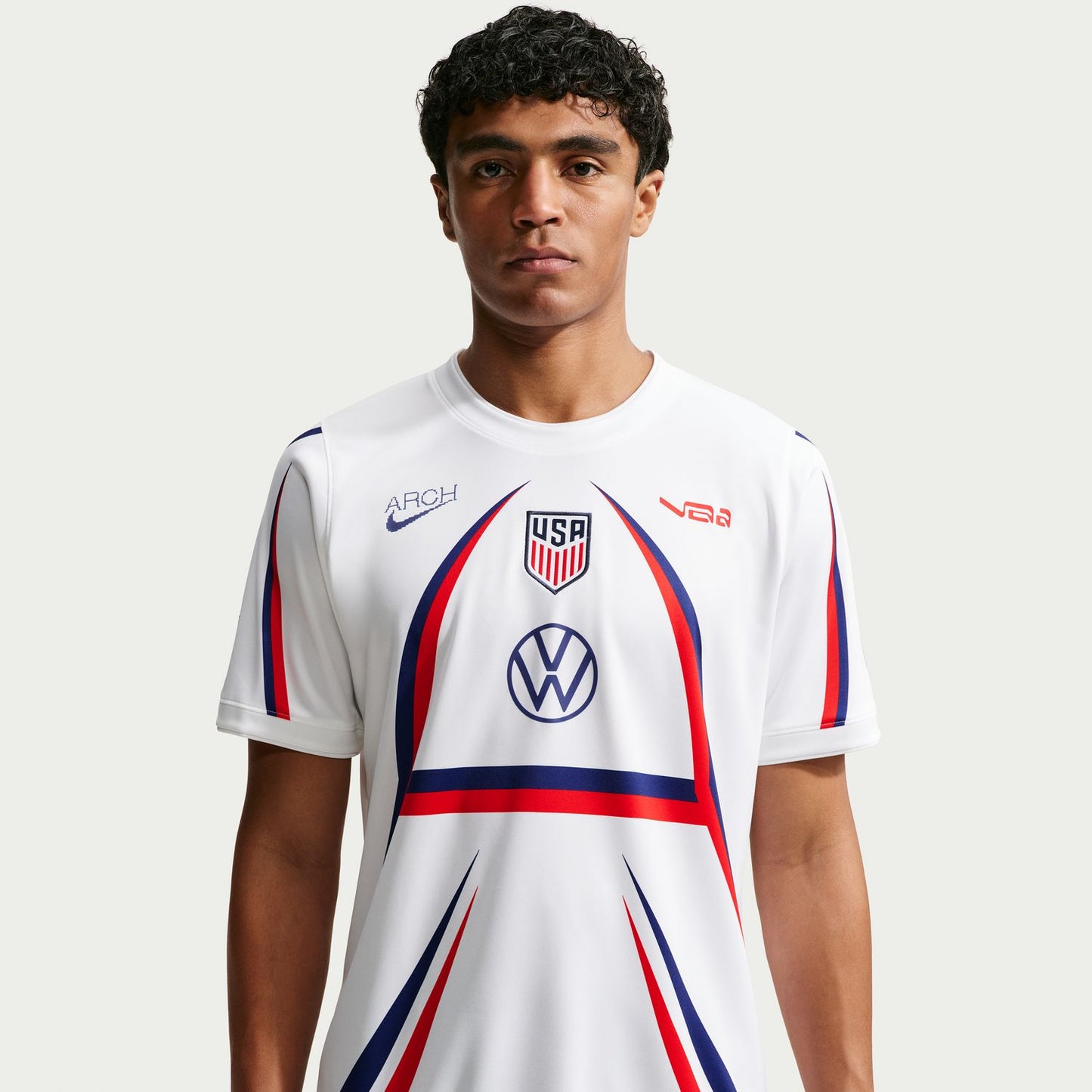 USA x V.A.A. Men's Academy Pro Short-Sleeve Pre-Match Top