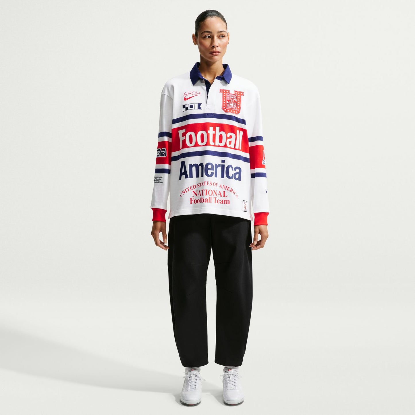 USA x V.A.A. Men's Long-Sleeve Rugby Top