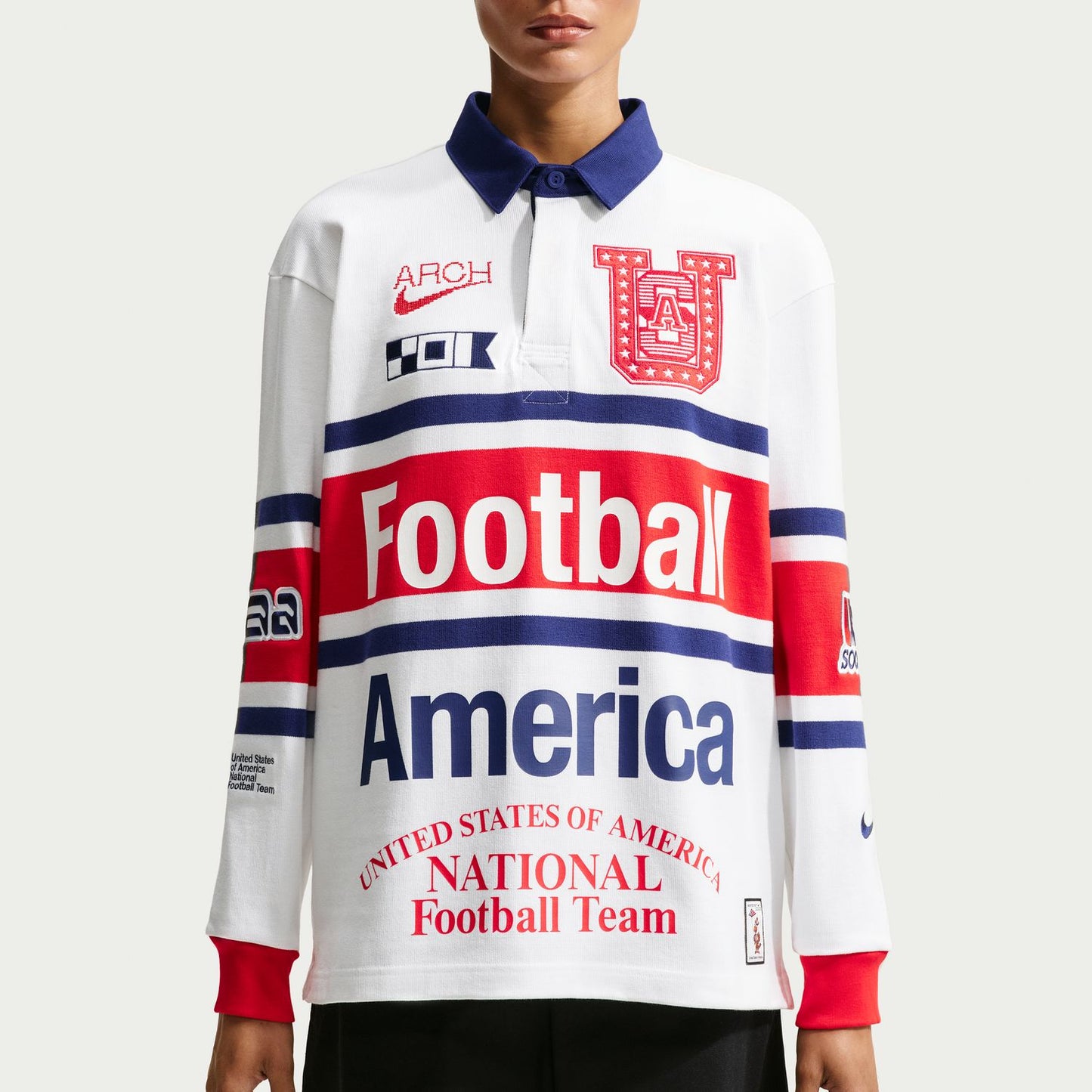 USA x V.A.A. Men's Long-Sleeve Rugby Top