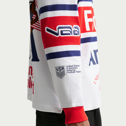 USA x V.A.A. Men's Long-Sleeve Rugby Top