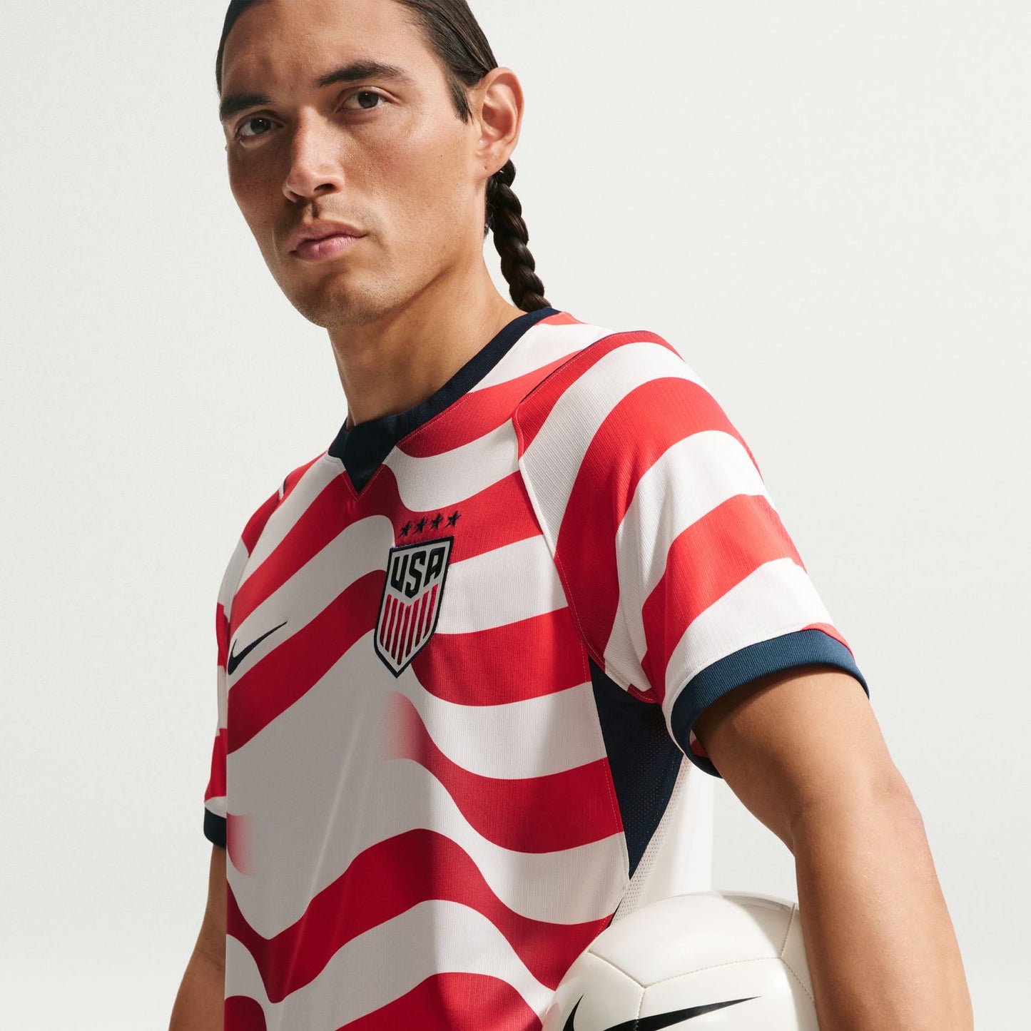 Men's Nike USWNT 2026 Stripes Open Stadium Jersey