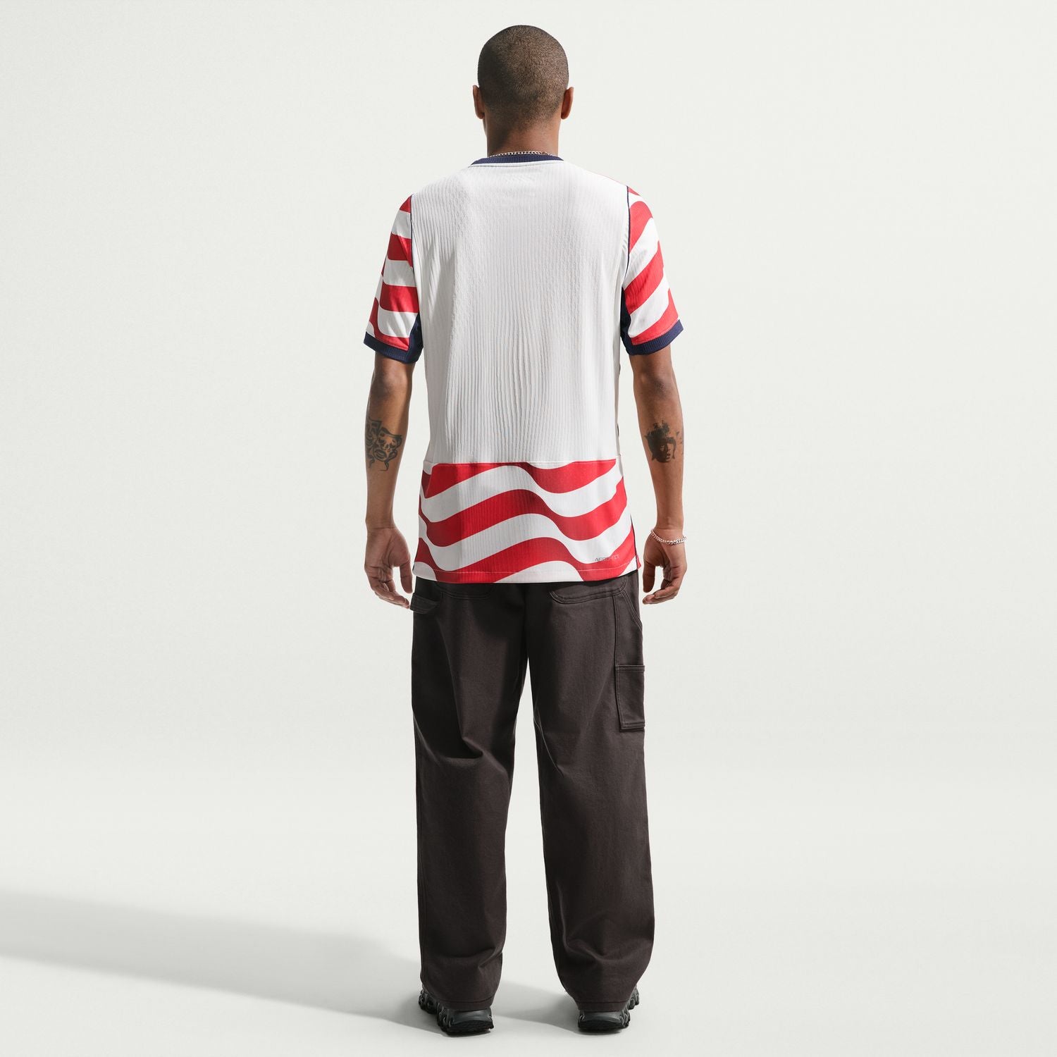 Men's Nike USWNT 2026 Personalized Home Authentic Jersey - Stripes