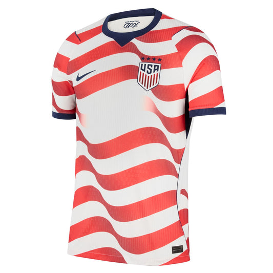 Men's Nike USWNT 2026 Personalized Home Authentic Jersey - Stripes