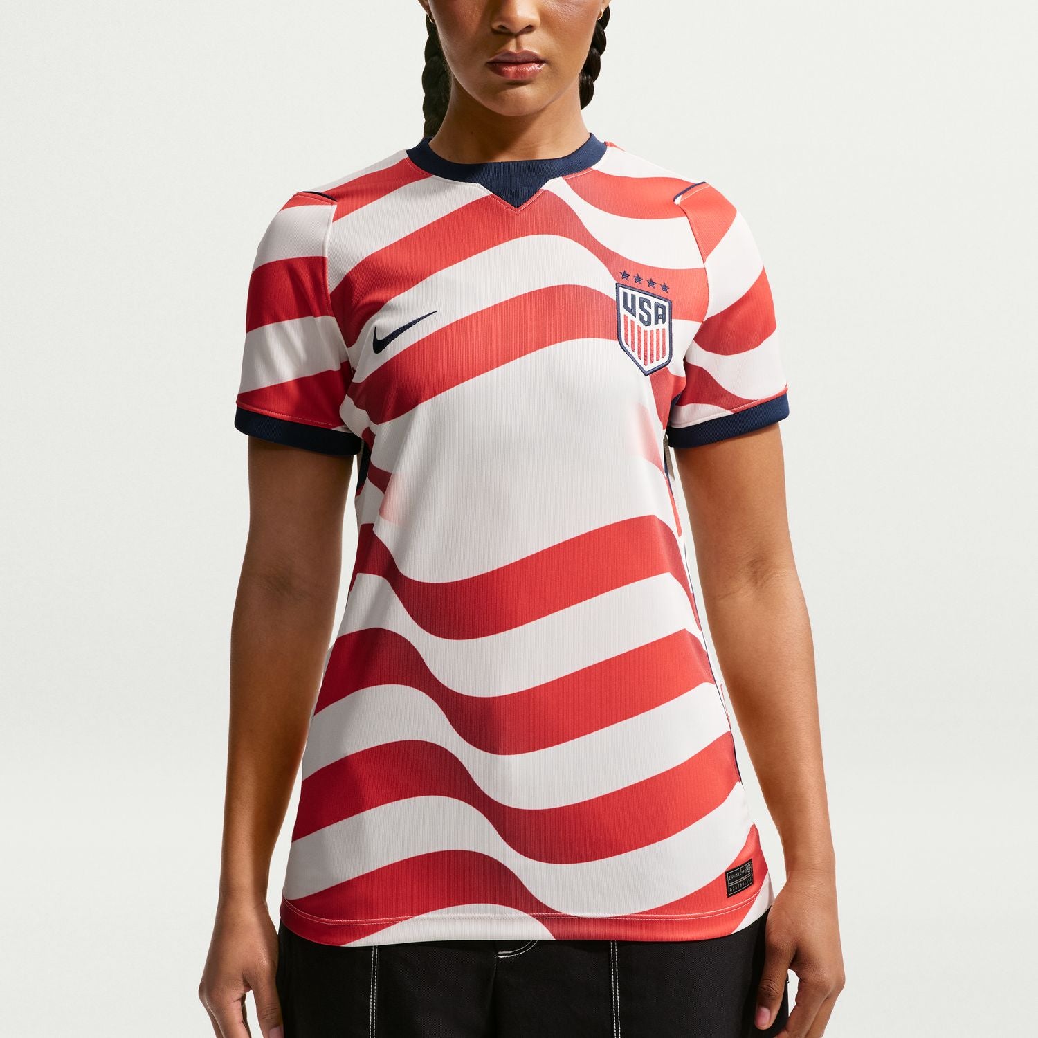 Women's Nike USWNT 2026 Personalized Home Replica Jersey - Stripes